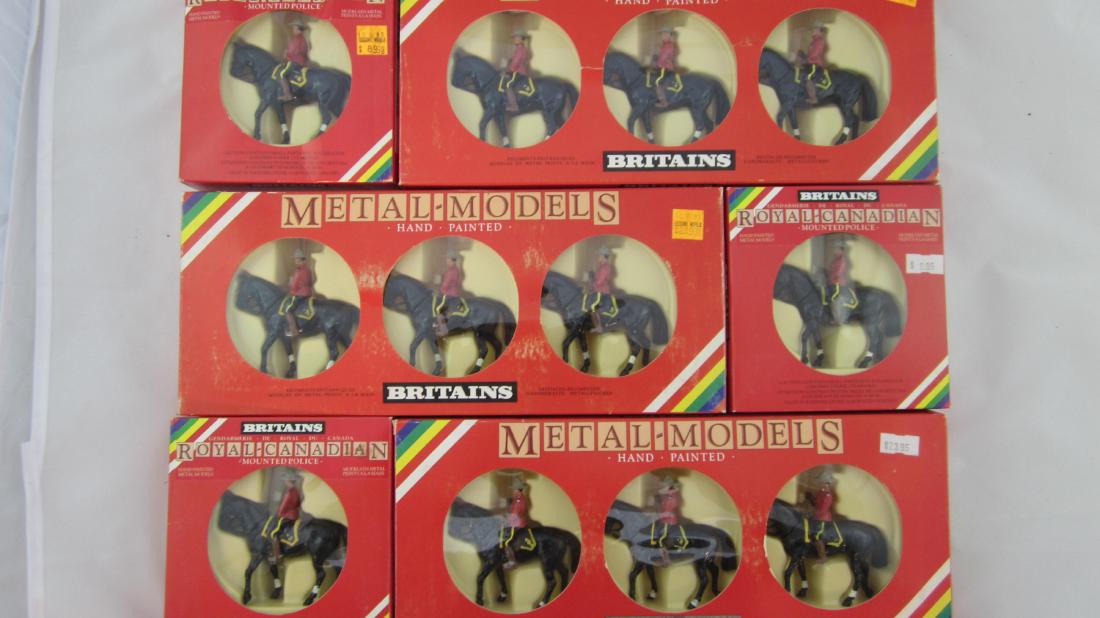 Britains Sets #7236 & #7234 Canadian Mounties. (1 of 1)