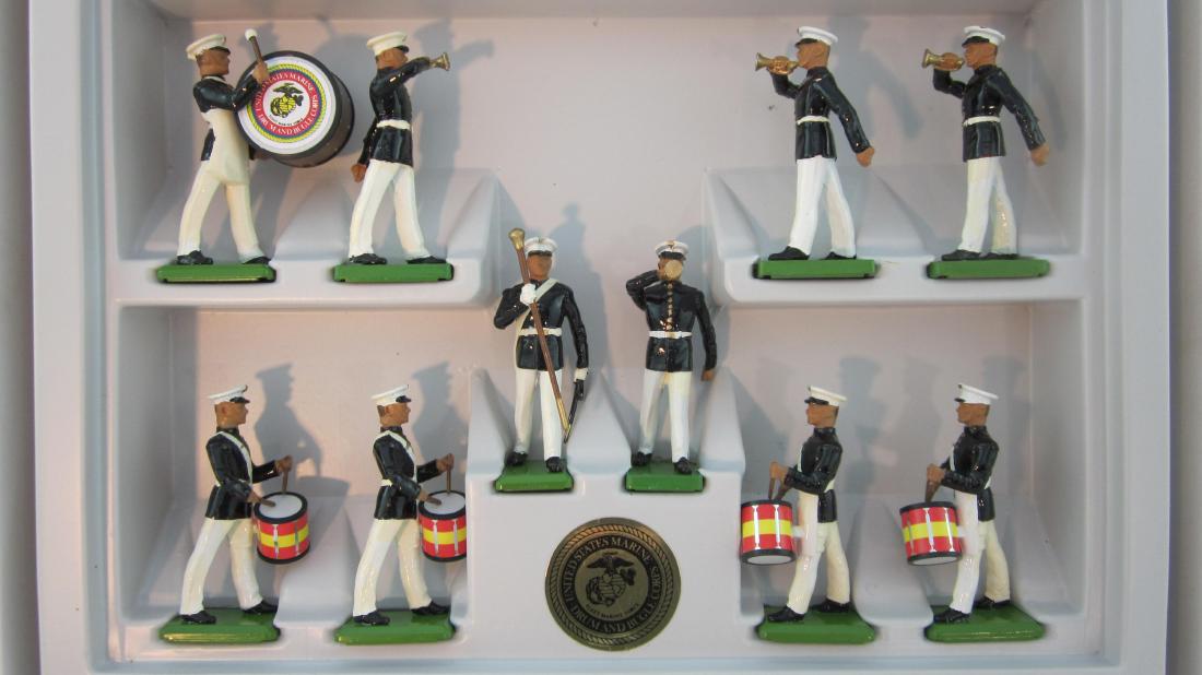 Britains Set #5799 Fleet Marine Drums & Bugles. (1 of 1)