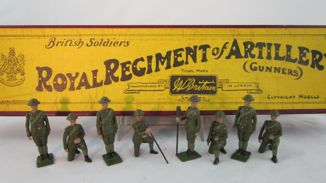 Britains Set #313 Royal Artillery Gunners. (1 of 1)