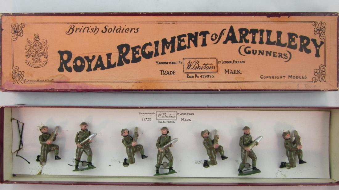 Britains Set #1730 Royal Artillery Gunners. (1 of 1)