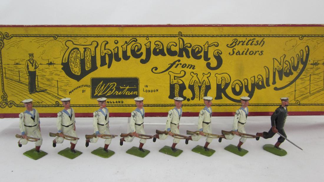 Britains Set #80 Royal Navy Whitejackets. (1 of 1)