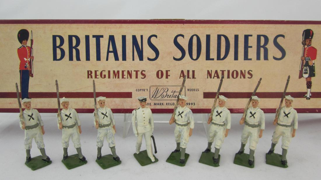 Britains Set #1253 U.S. Navy Whitejackets. (1 of 1)