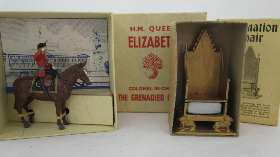 Britains Queen Elizabeth & Coronation Chair. (1 of 1)