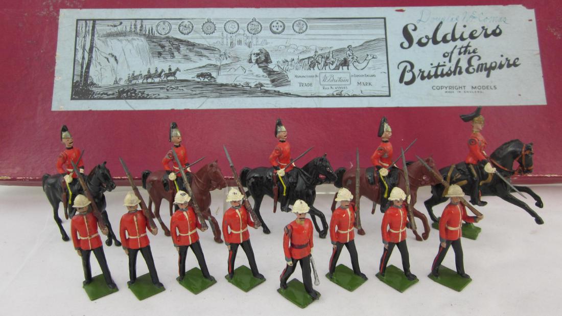 Britains Rare Set #1636 Canadian Display. (1 of 1)
