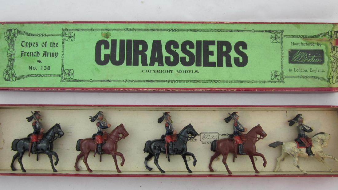 Britains Set #138 French Cuirassiers Prewar. (1 of 1)