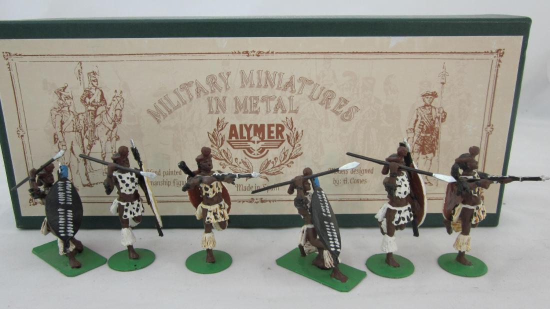 Alymer Set #AB8 Zulus In Action 1879. (1 of 1)
