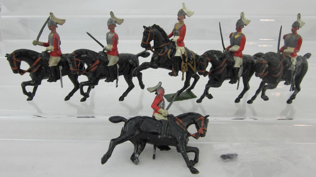 Britains From Set #1, Lifeguards Painted Reins. (1 of 1)