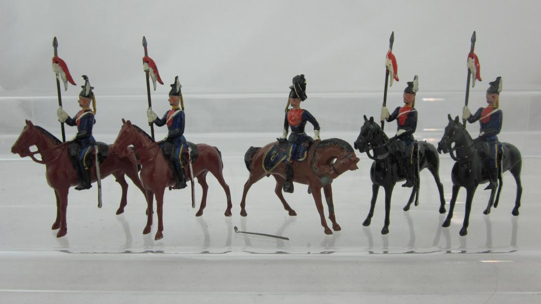 Britains Set #24 Prewar 9th Lancers At Halt. (1 of 1)