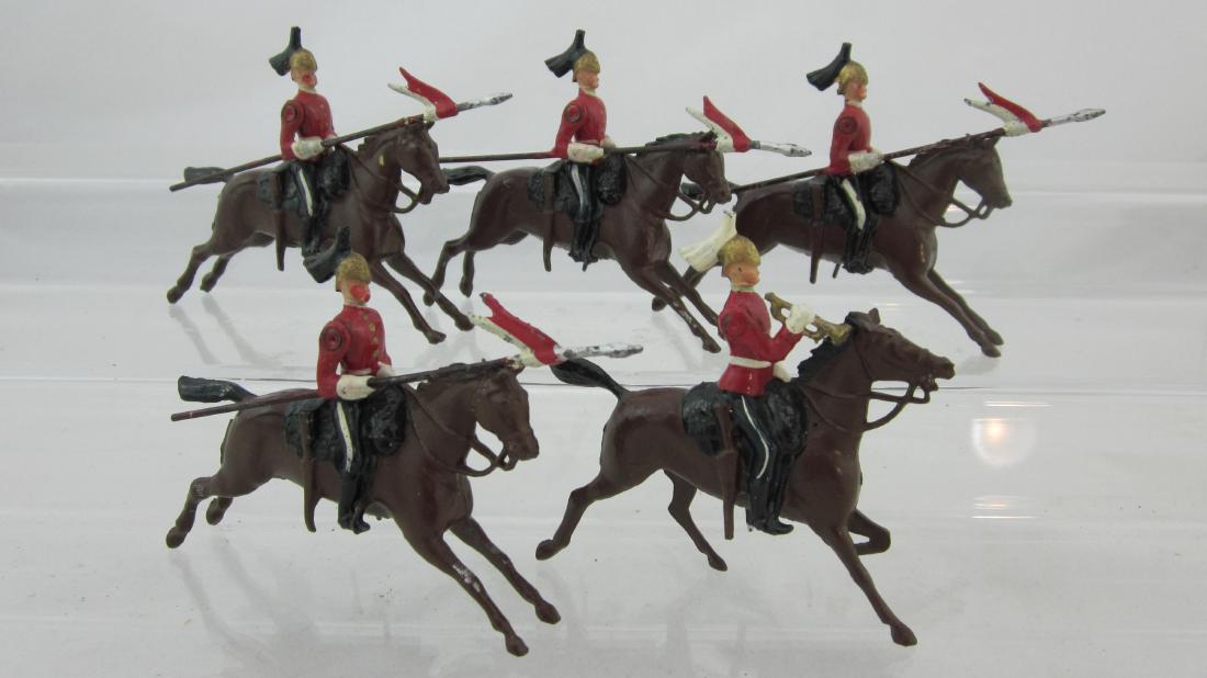 Britains Set #44 Postwar Queen's Bays. (1 of 1)