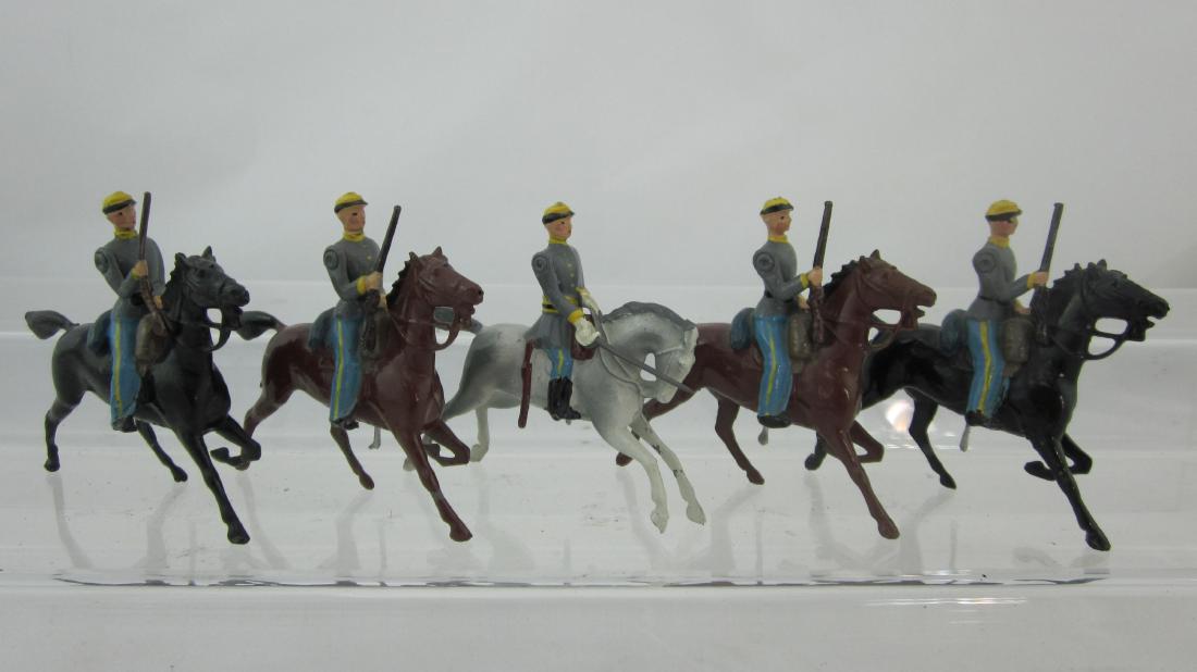 Britains Set#2055 Civil War Confederate Cavalry. (1 of 1)