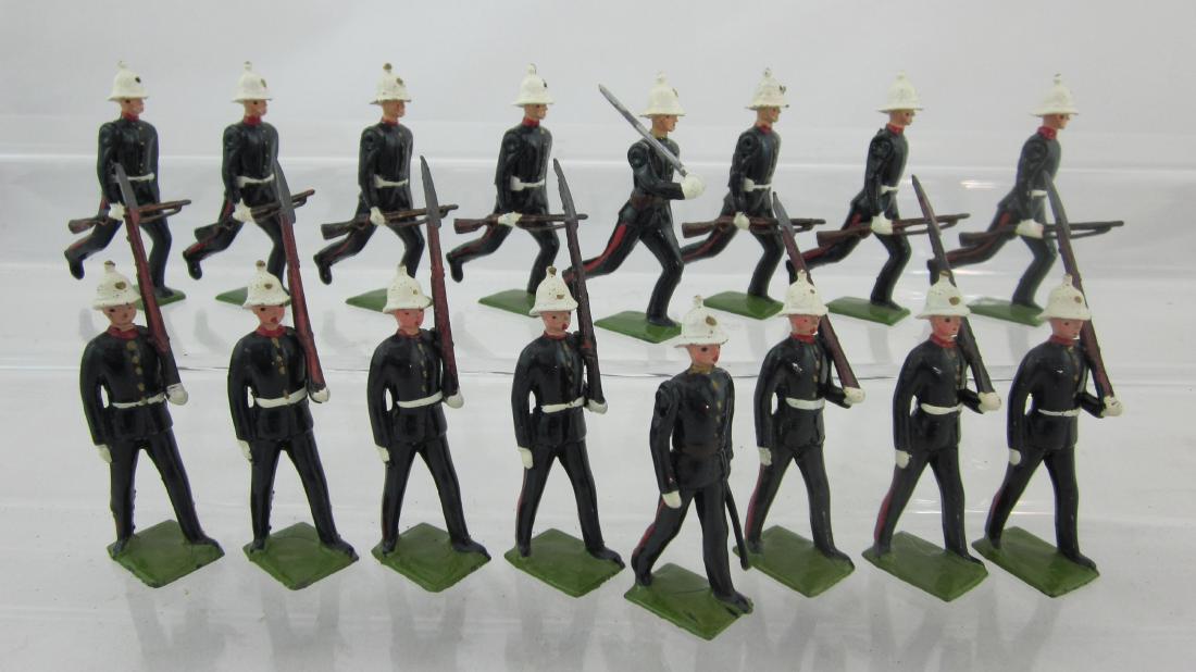 Britains Set #1284 Royal Marines Double Row. (1 of 1)