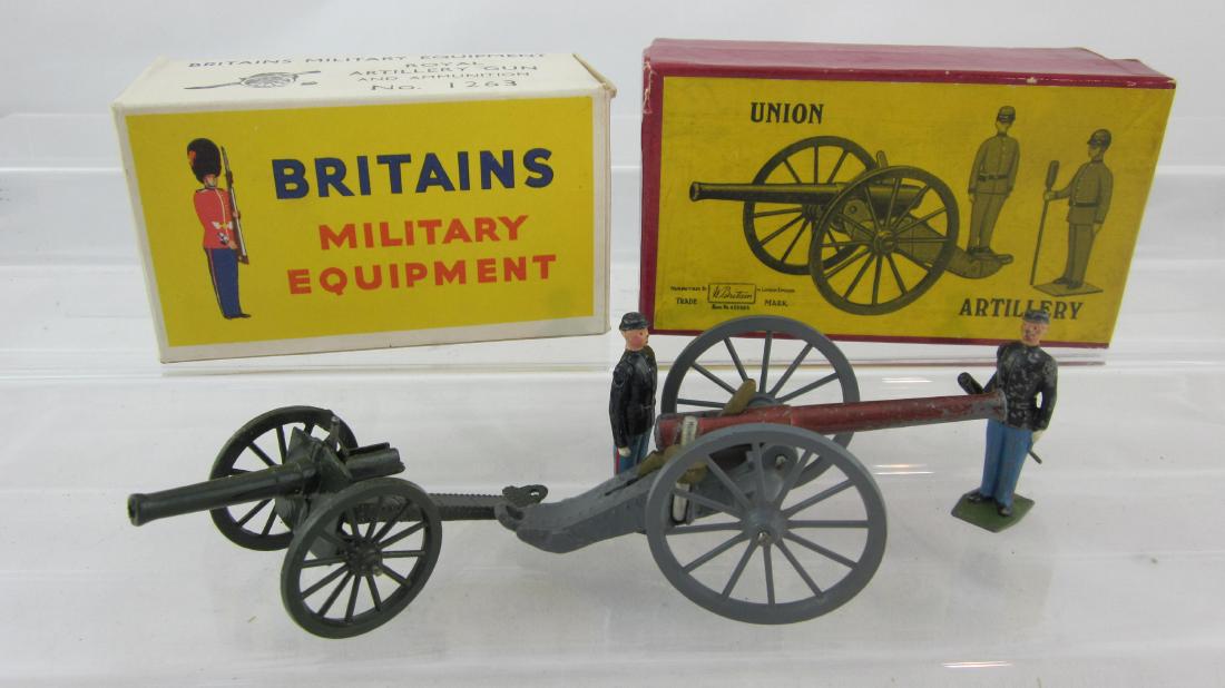 Britains Set #s 1263 & 2057 Artillery Sets. (1 of 1)