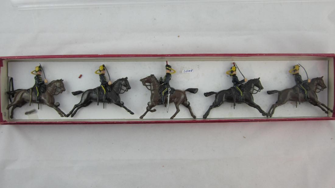 Britains Set #8 Postwar 4th Hussars At Gallop. (1 of 1)