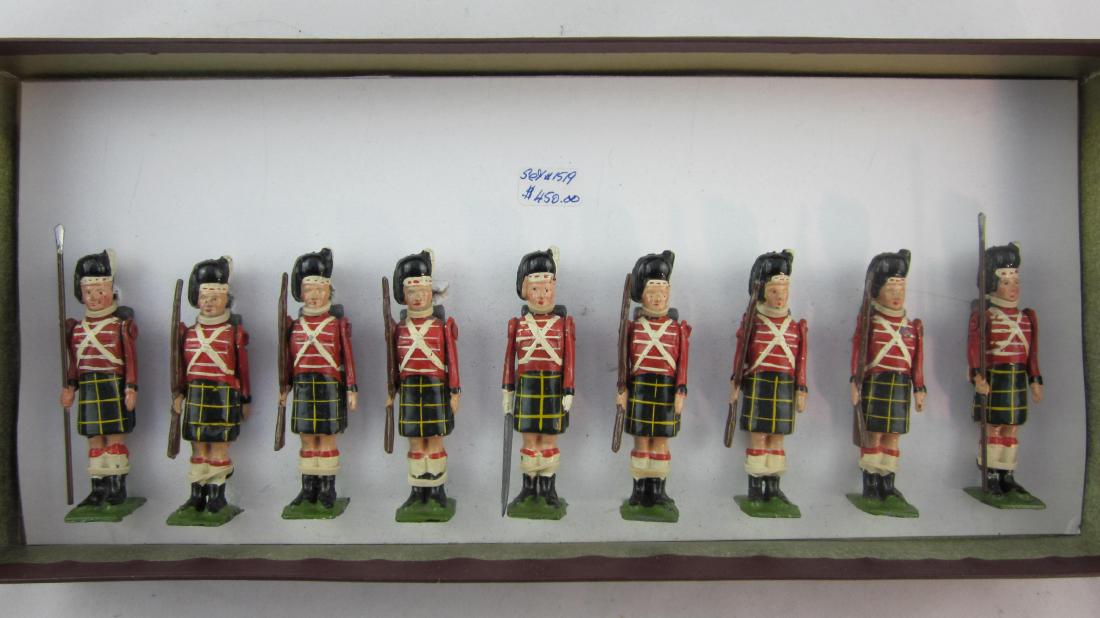 Britains Set #1519 Waterloo Highlanders. (1 of 1)