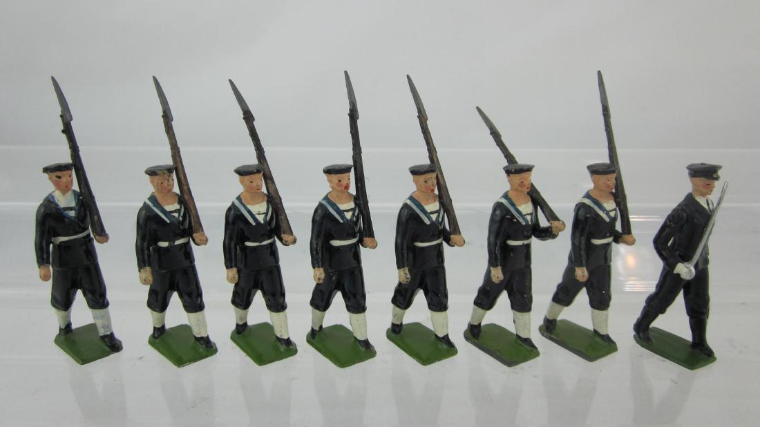 Britains Set #2080 Royal Navy Sailors & Officer. (1 of 1)