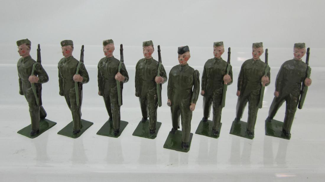 Britains Set #1918 Home Guard With Officer. (1 of 1)