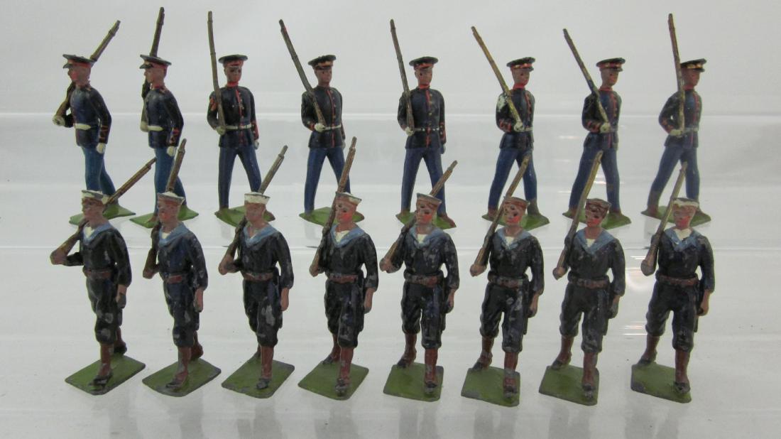 Britains Set #s 230 U.S. Sailors & #228 Marines. (1 of 1)