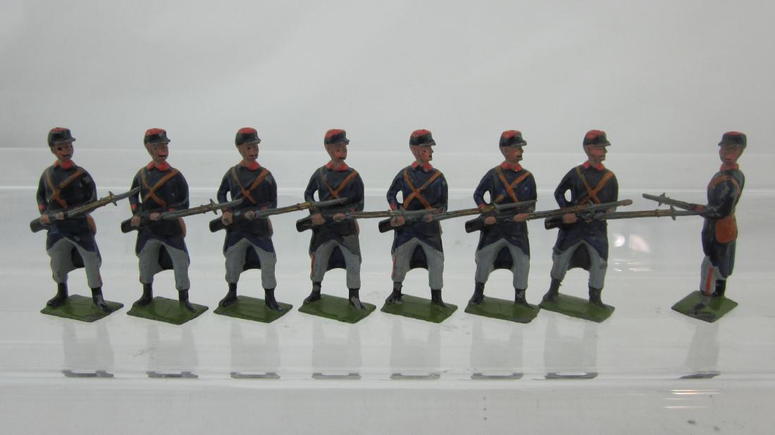 Britains Set#189 Belgian Infantry In Greatcoats. (1 of 1)