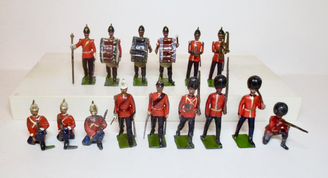 Britains Pre War Guard & Line Infantry Band Asst (1 of 1)