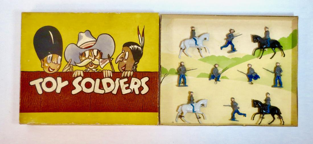 Britains #228s Confederate Cavalry & Infantry (1 of 1)