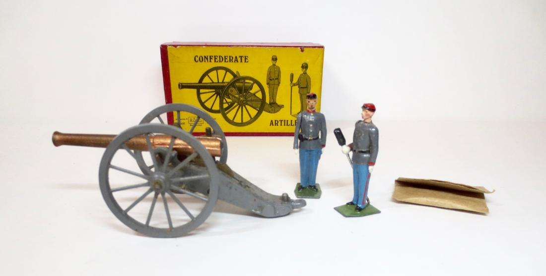 Britains #2058 Confederate Artillery (1 of 1)