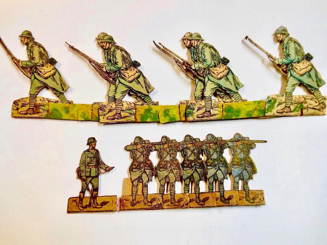 Pellerin Epinal Paper Cardboard WWI Soldiers (1 of 1)