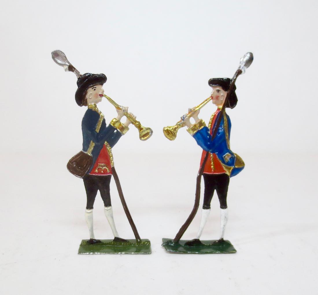 German Maker Unknown Medieval Musical Duo (1 of 1)