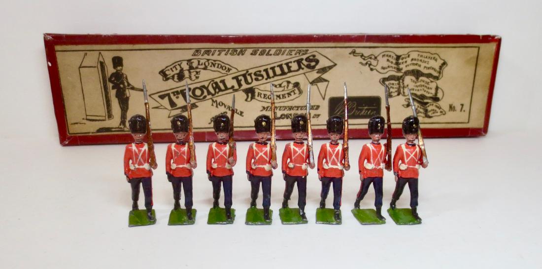 Britains #7 RARE Pre war 7th Royal Fusiliers (1 of 1)