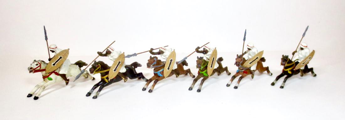 Heyde RARE 70mm Mounted Arab Lancers Charging (1 of 1)