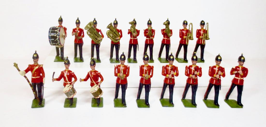 Britains #1458 VERY RARE Middlesex Regiment Band (1 of 1)