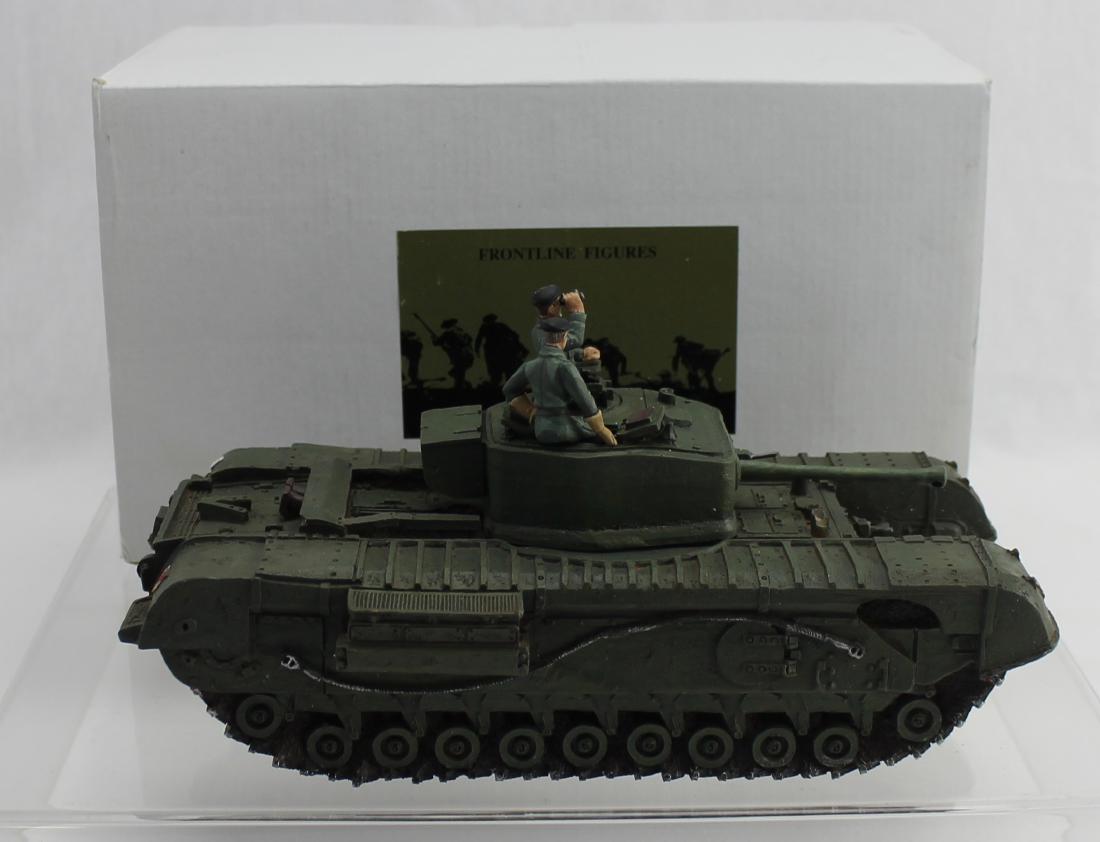 Frontline #WBT1 British Churchill Tank: World War 2. Churchill Tank with Crew. 5 Pieces. Near Mint. Box Excellent.