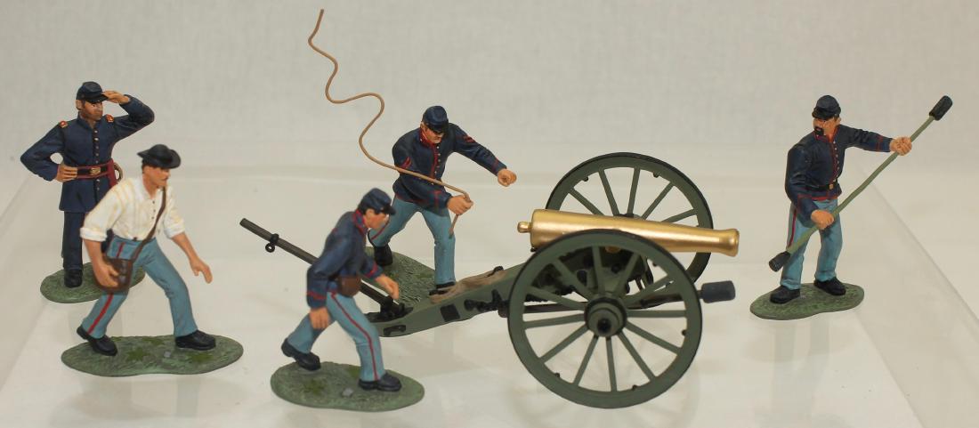 Britains #17240 Union Artillery Set: American Civil War. Gun and Crew. 6 Pieces. Near Mint. Box Excellent.