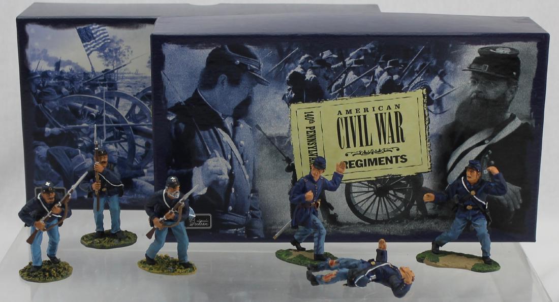 Britains Lot Union and Confederate Infantry (1 of 1)