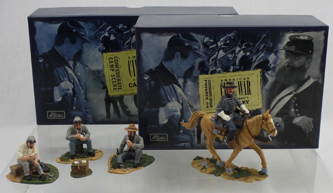 Britains Lot Confederate Camp and Private (1 of 1)