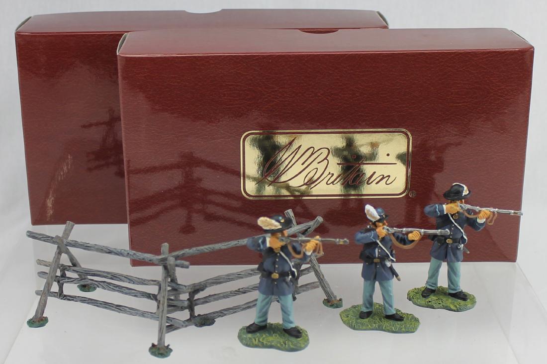 Britains Lot Union Bucktails and Rail Fence (1 of 1)