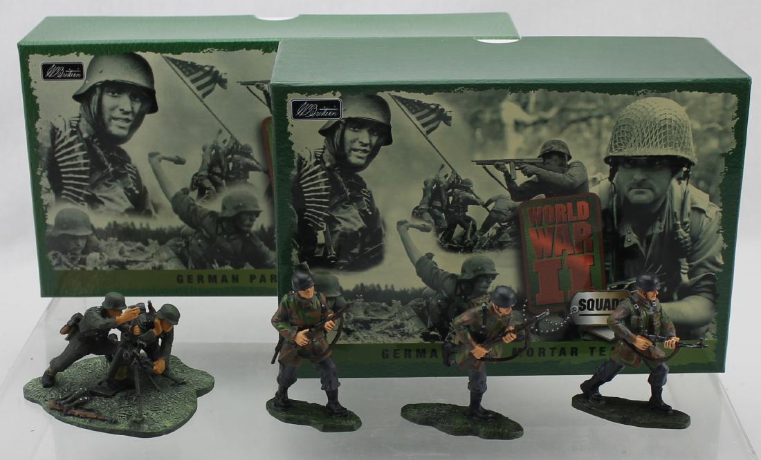 Britains Lot German Paratroopers and Motor Team (1 of 1)