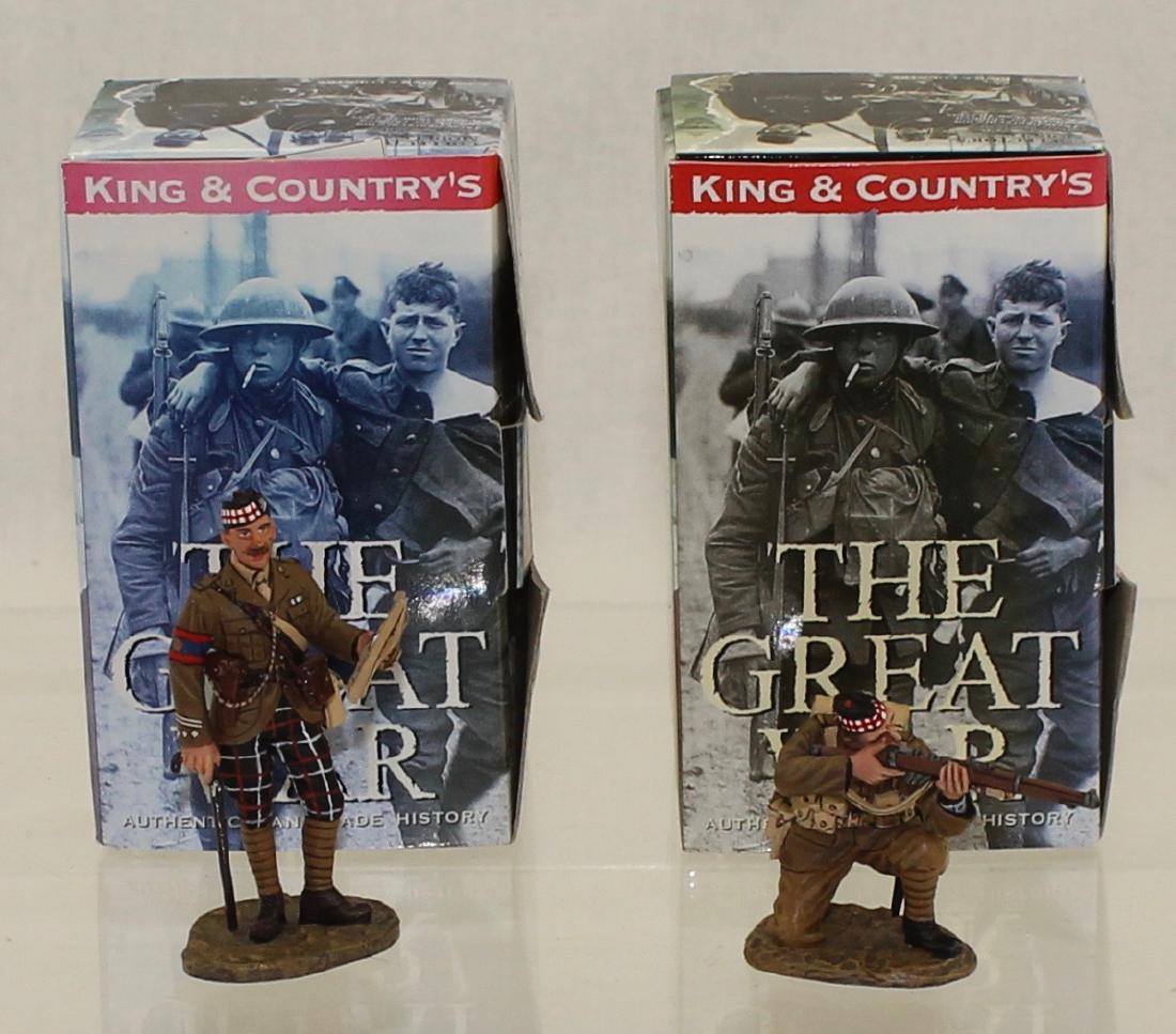 King & Country Lot Scottish Officer and Rifleman (1 of 1)