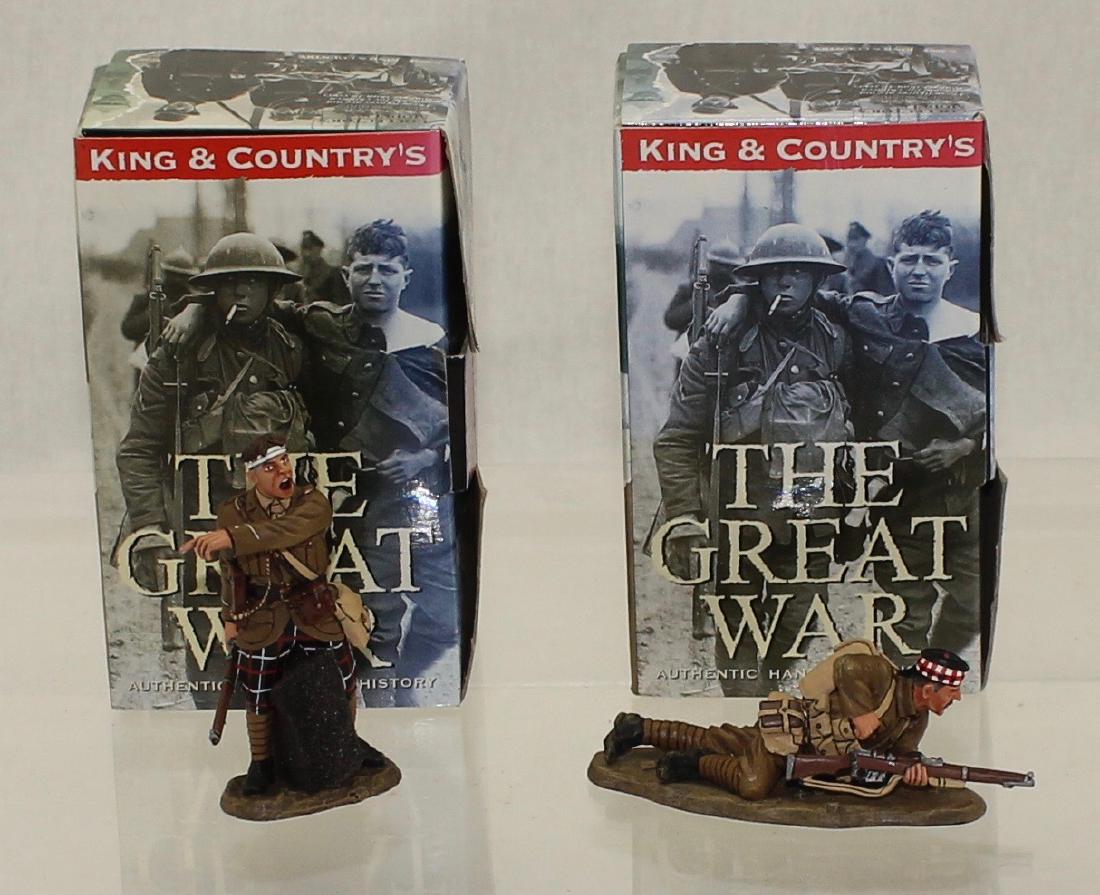 King & Country Lot WWI Scottish Officer Gunners (1 of 1)