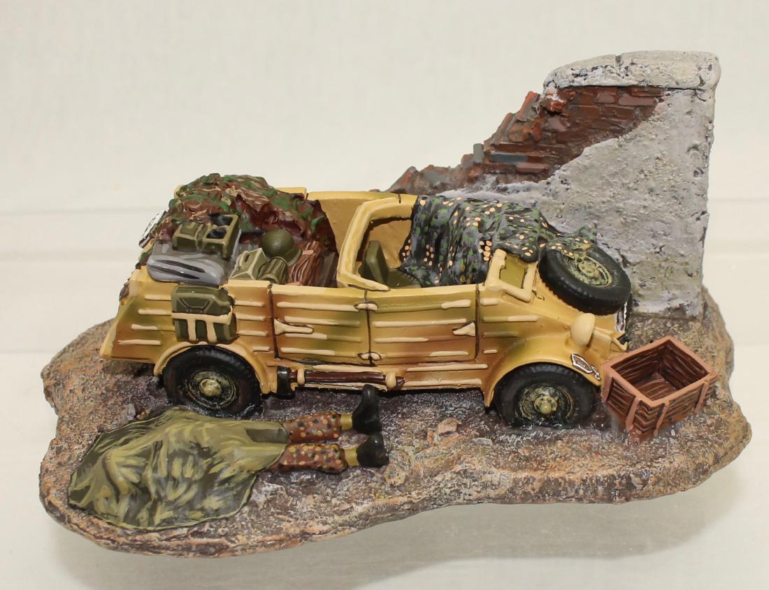 King & Country #SP10 Ambushed Kubelwagon Diorama (1 of 3)