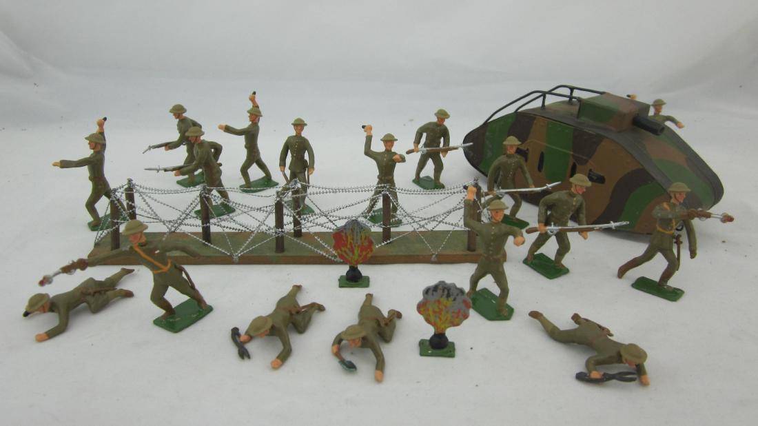 Heyde WWI American Infantry Tank Attack. (1 of 1)