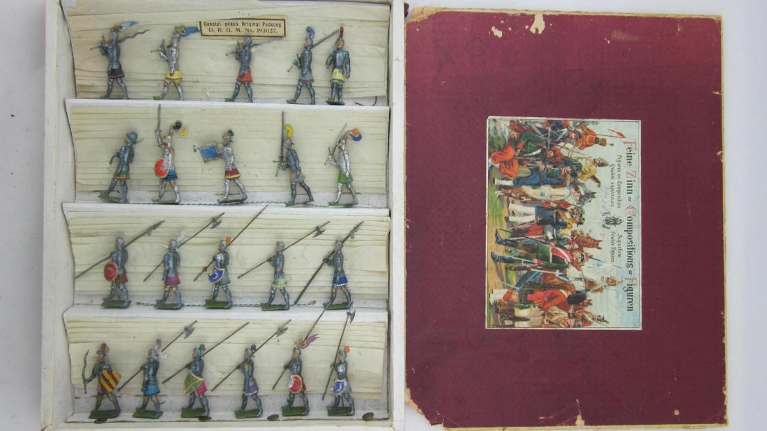 Haffner Boxed 48mm Size 2 Foot Knights. (1 of 2)