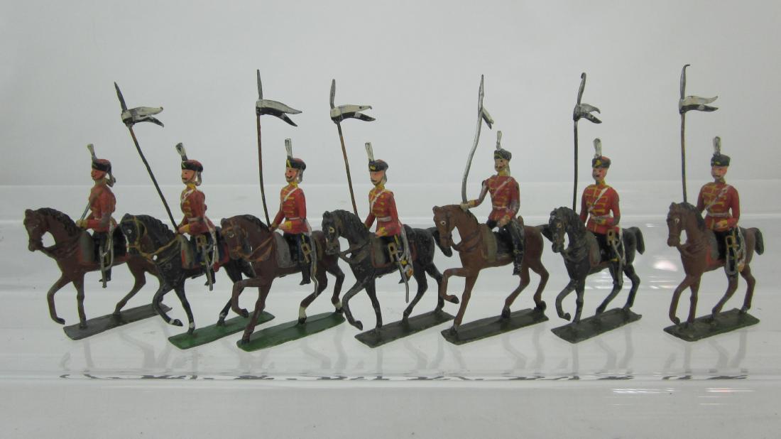 Heyde 48mm Size 2 Mounted Hussar Lancers. (1 of 1)