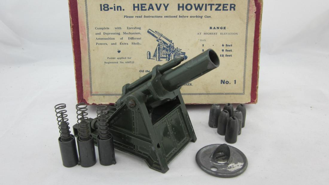 Britains Set #1265, No. 1 18" Heavy Howitzer. (1 of 1)
