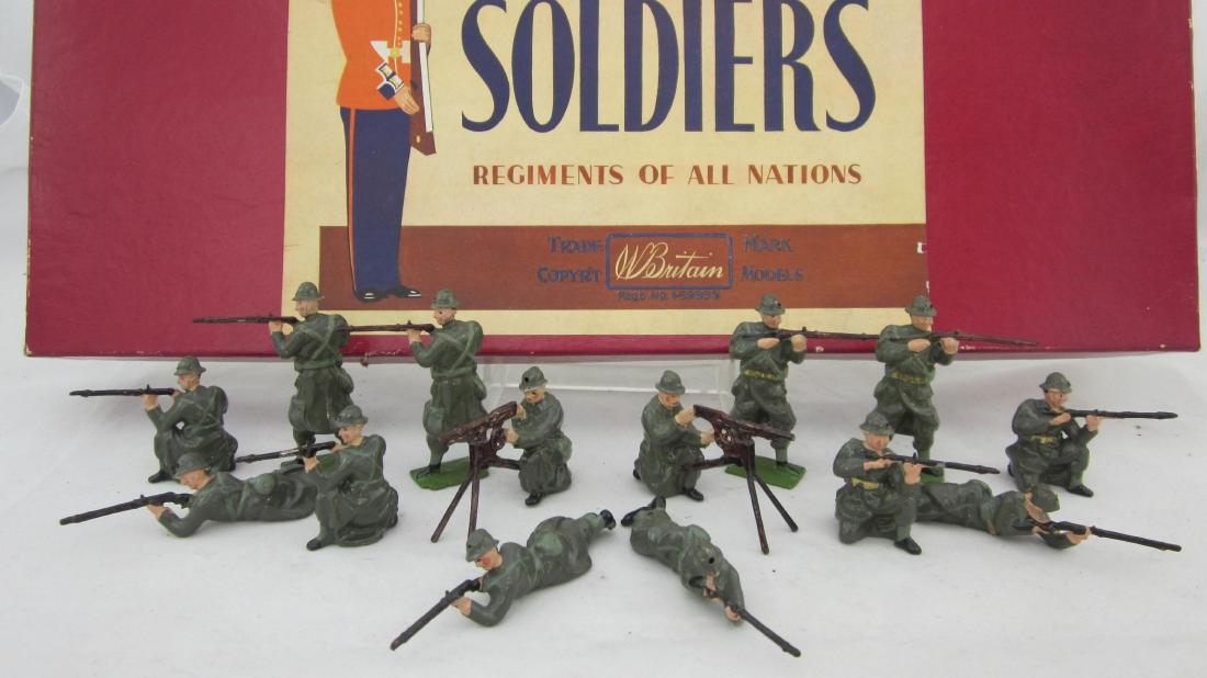 Britains Set #1383 Belgian Infantry Display. (1 of 1)