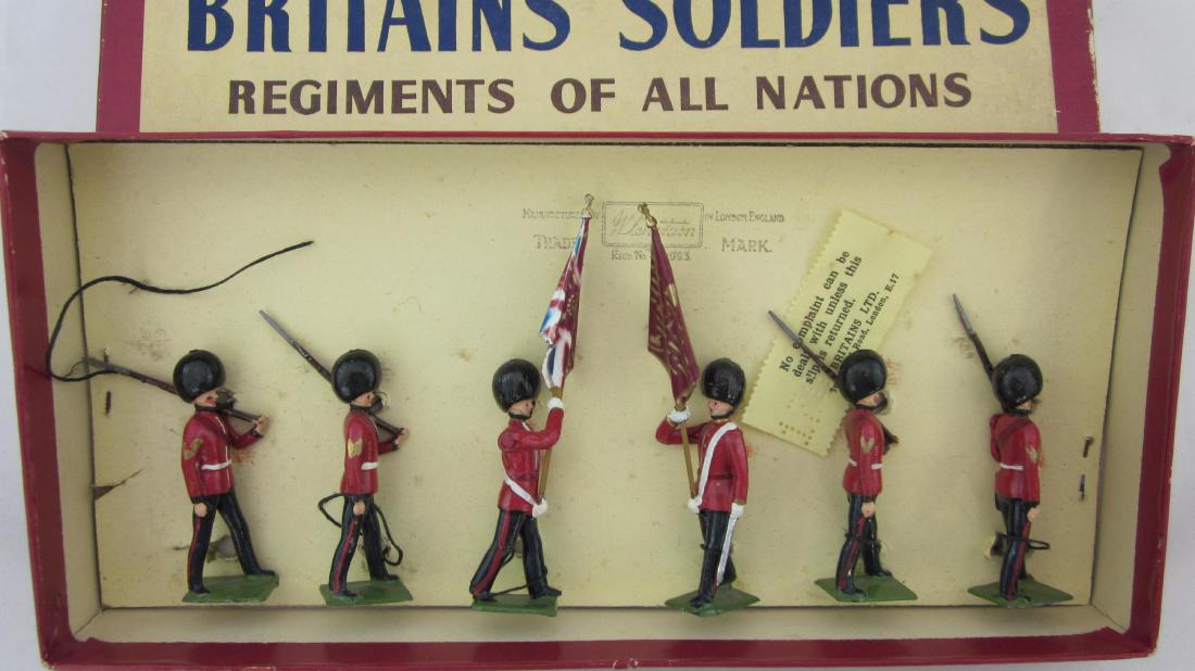 Britains Set #2084 Scots Guards Colour Party. (1 of 1)
