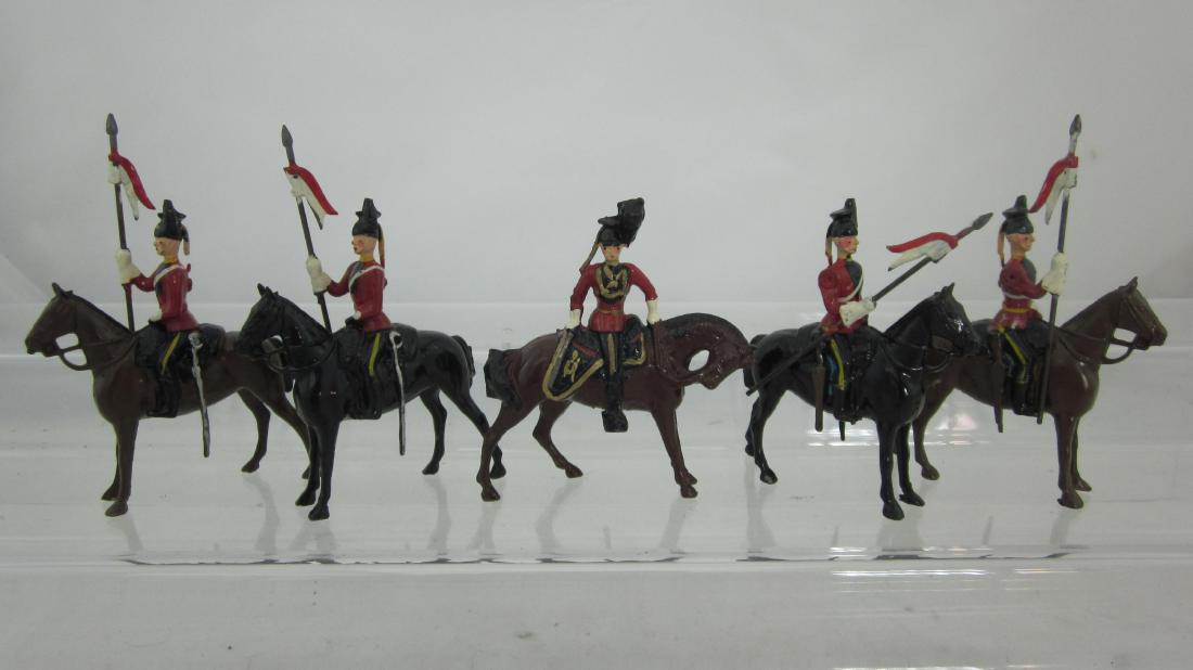 Britains Set #33, 16th Lancers At Halt. (1 of 1)