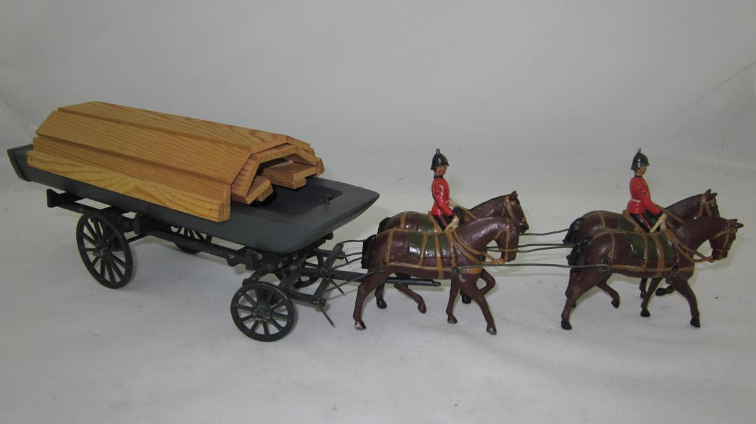 Britains Set #203 Review Order Pontoon Wagon. (1 of 1)