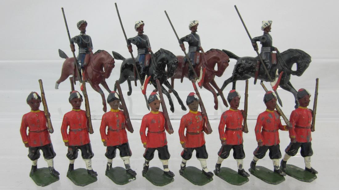 Britains Set #64 Indian Army Double Row Set. (1 of 1)