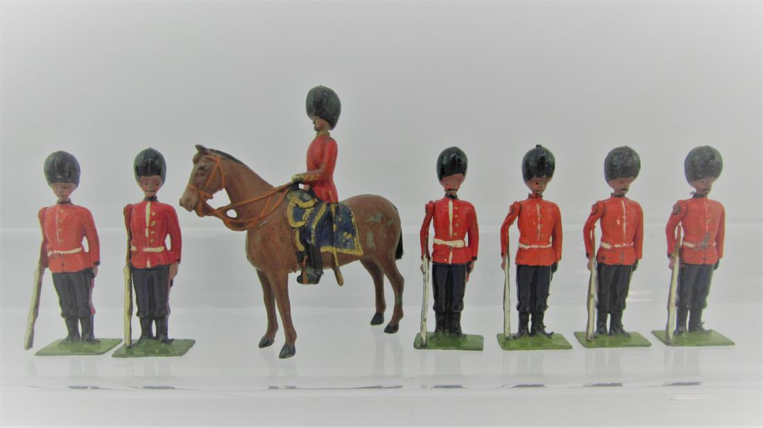 Britains From Set#130 Scots Guards At Attention. (1 of 1)