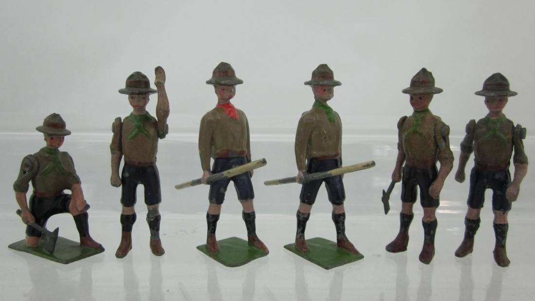 Britains From Set #162 Boy Scout Assortment. (1 of 1)